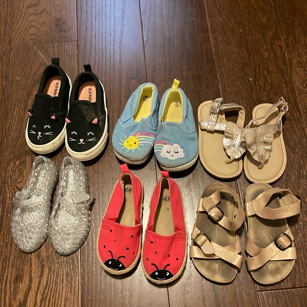 Toddler Size 6 Shoe Lot - 6 Pairs